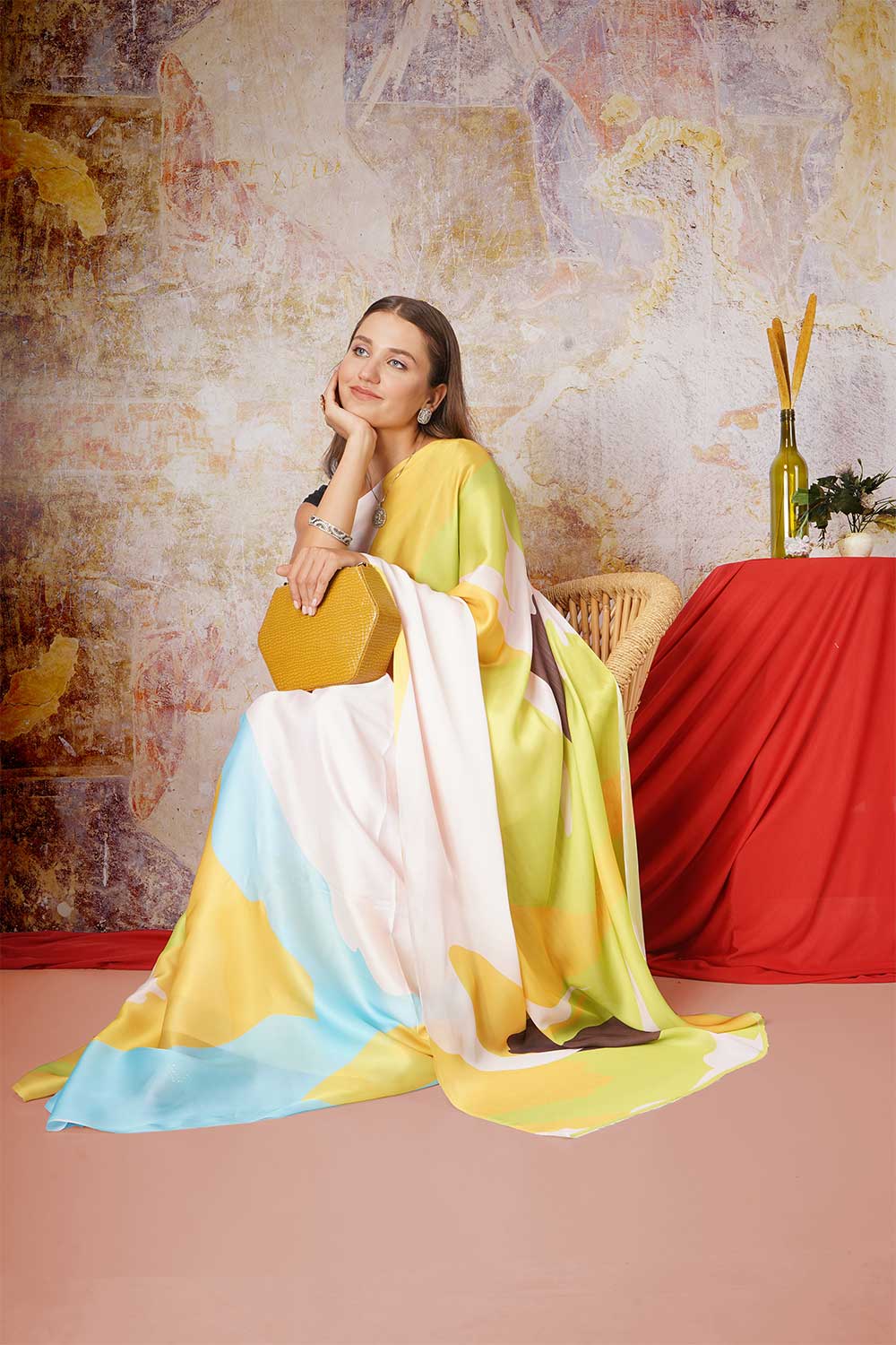 Shishira - Satin Georgette Saree