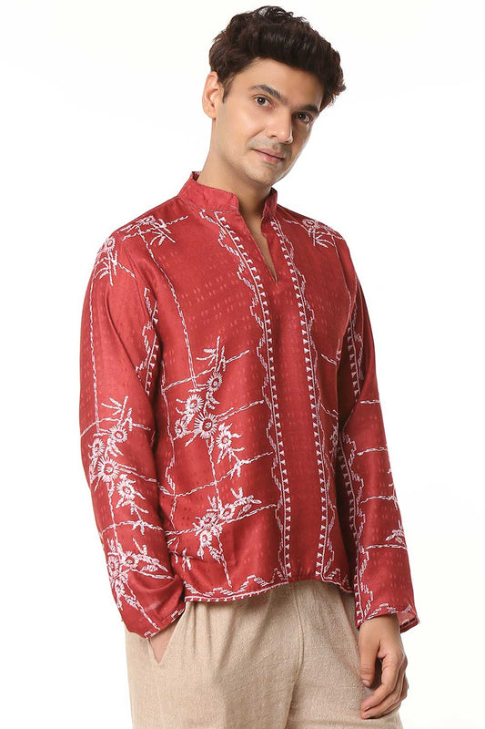 Kalamkari I Korean Shirt Kurta