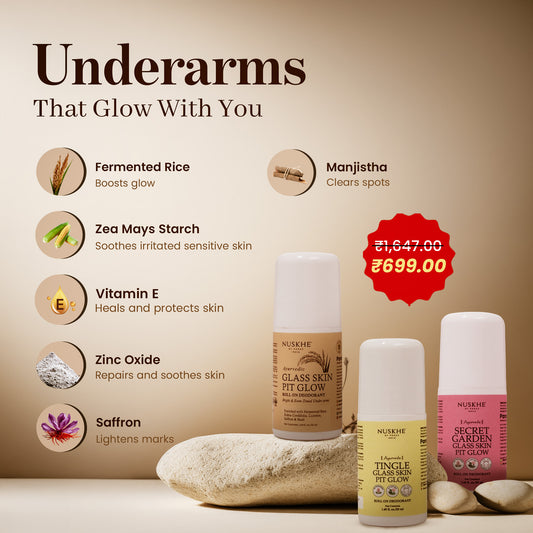 Summer Essential | Pit Glow Roll On Deo Combo (Pack of 3)