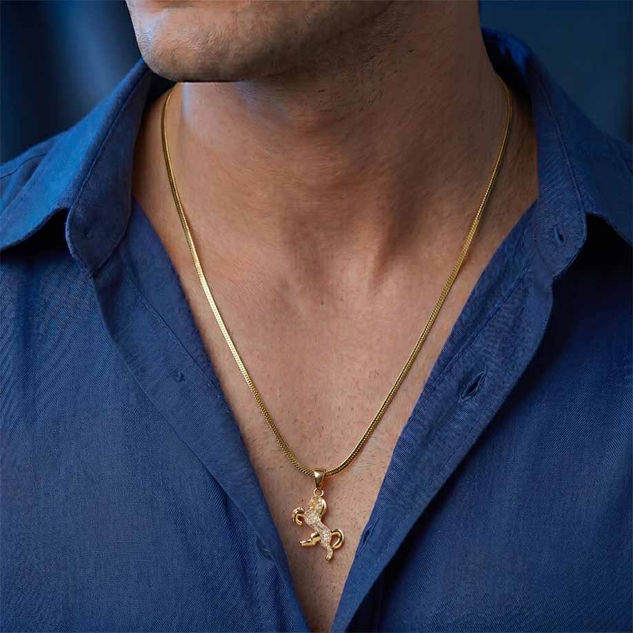Ride Your Destiny Horse Pendant - 24k Gold Toned