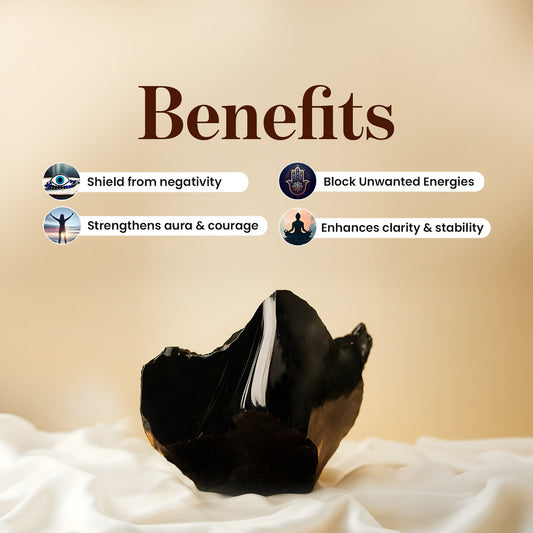 Raw Obsidian Geode Stone