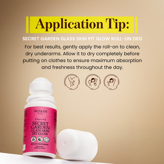 Secret Garden Glass Skin Pit Glow Roll-On Deo