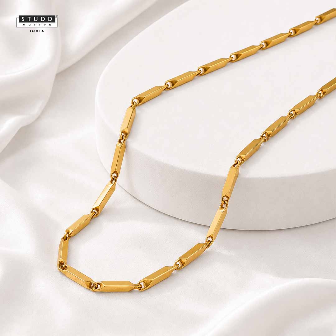 Golden Rice Chain - 24K Gold Tone Plated