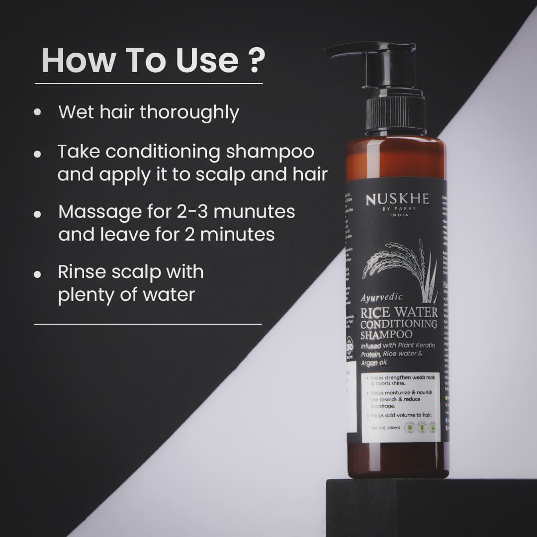 Ayurvedic Rice Water Conditioning Shampoo