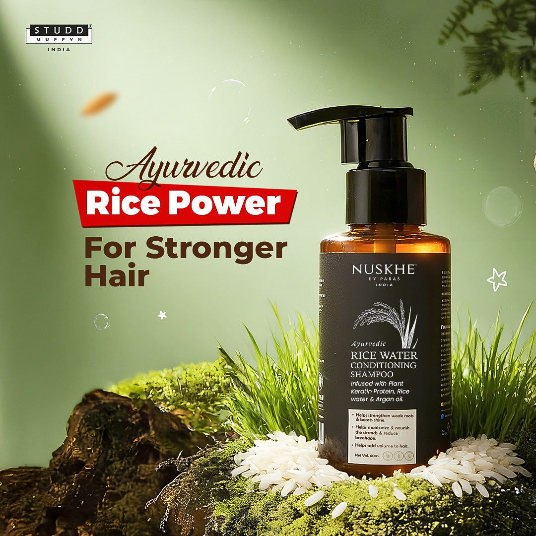 Ayurvedic Rice Water Conditioning Shampoo (60 ml)