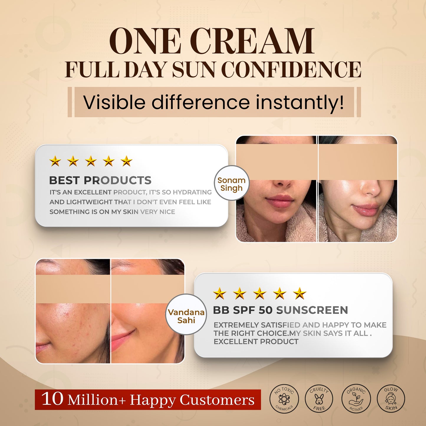 BB SPF 50 sunscreen
