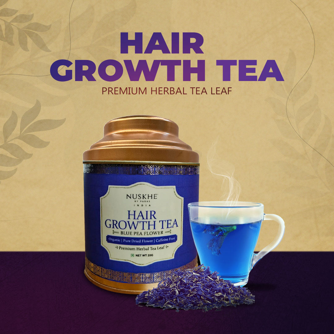 Nuskhe By Paras ✿ Hair Nutrition Tea ✿ Blue Pea Flower ✿