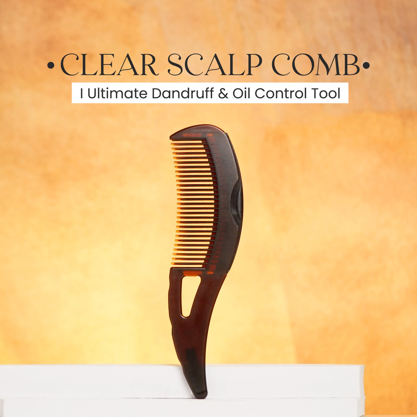 Clear Scalp Comb I Ultimate Dandruff & Oil Control Tool