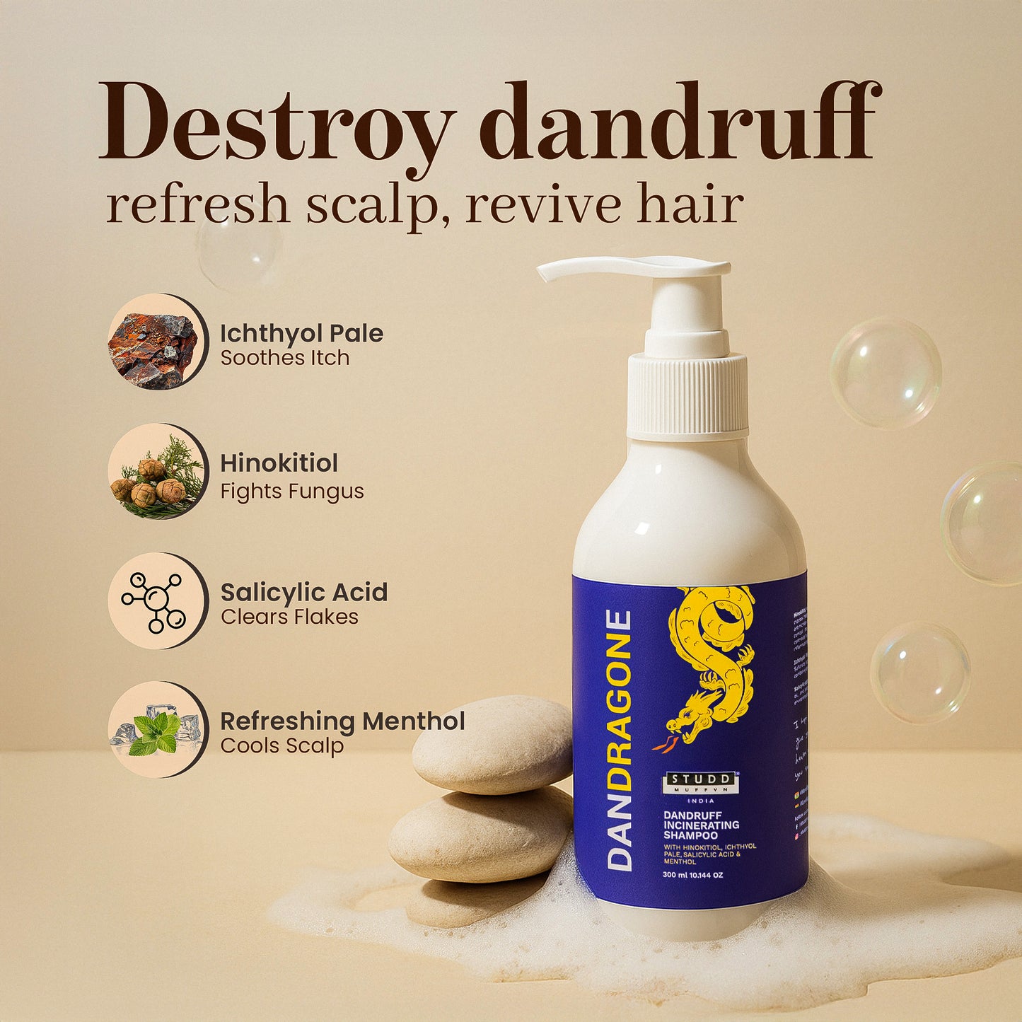 DANDRAGONE I Anti-Dandruff Shampoo