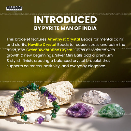 Emotional balance and New Beginning Crystal Chips Bracelet
