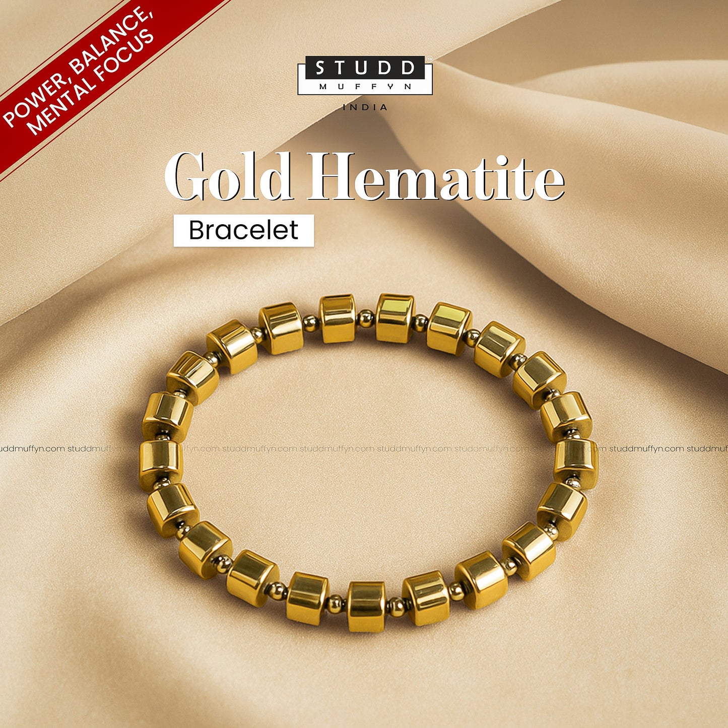 Gold Hematite Bracelet