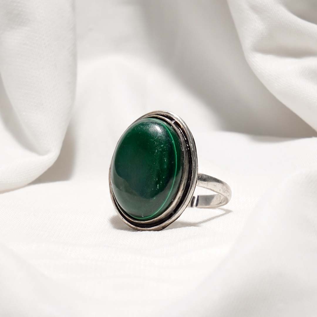 Green Malachite Ring