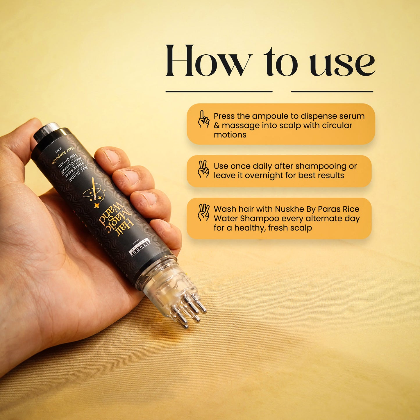 Scalp Nourishing Hair Magic Wand With Root Applicator