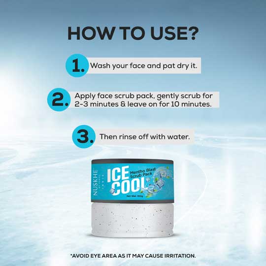 Ice Cool Mentho Blast Scrub | Face Pack