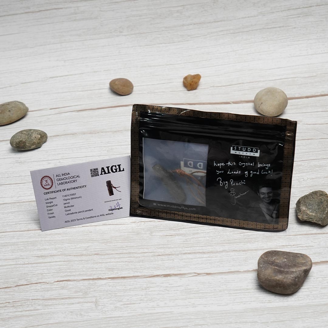 Labradorite Pencil Pendant