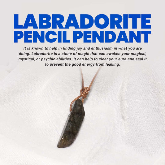 Labradorite Pencil Pendant