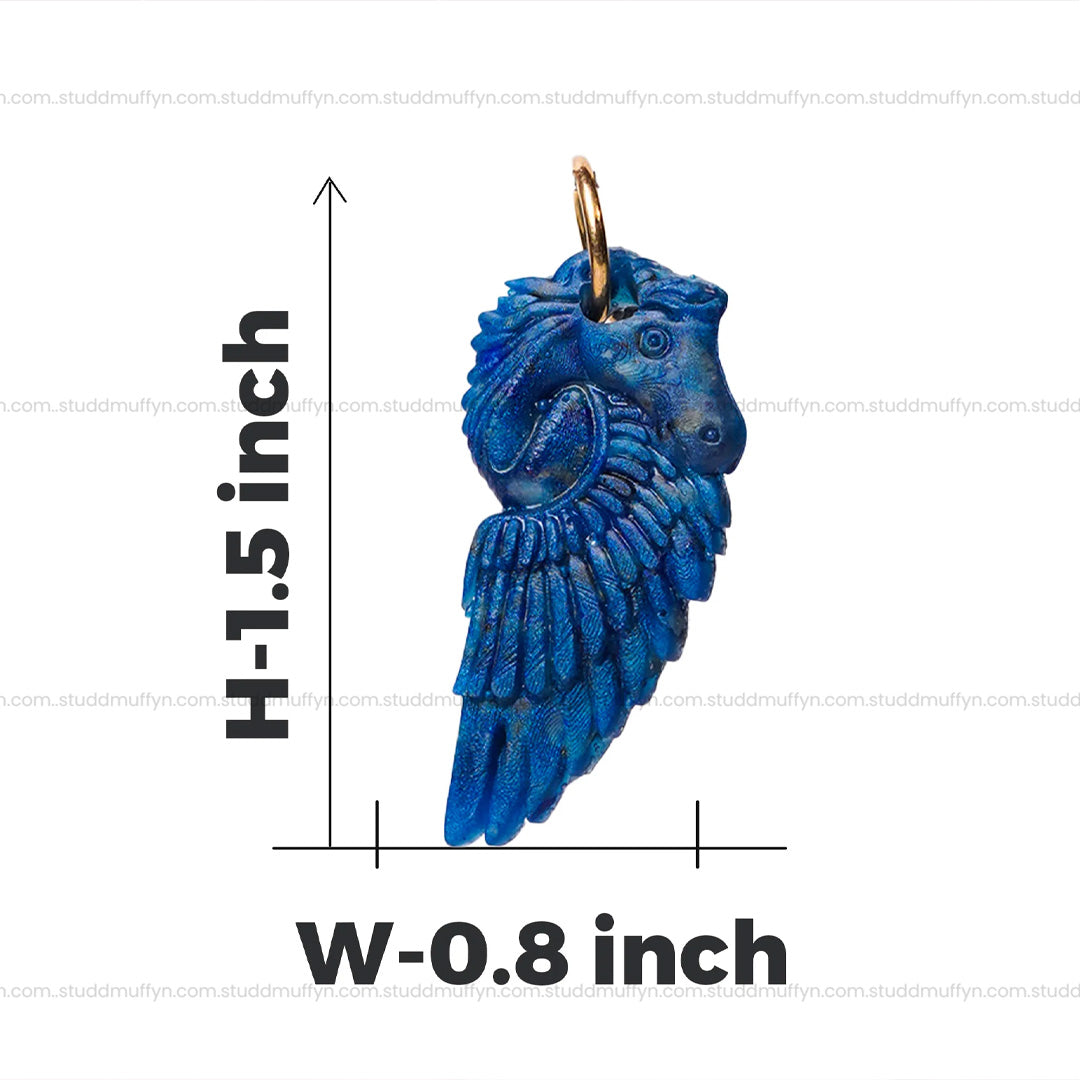 Lapis Lazuli Horse Pendant