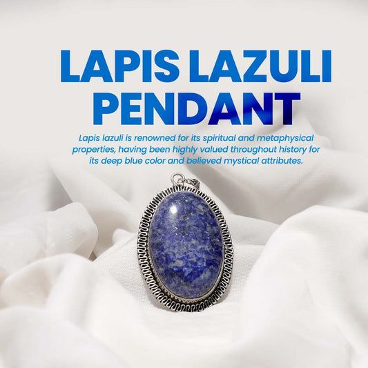 Lapis Lazuli Pendant (Without Chain)