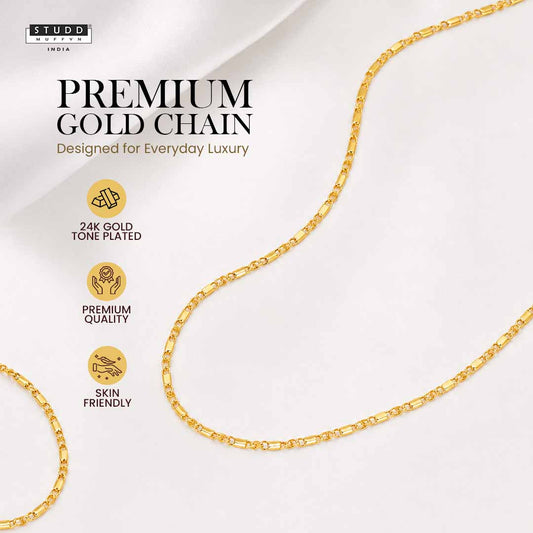 Golden Link Chain - 24K Gold Plated