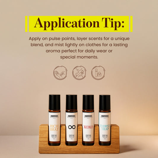 Luxe Roll on Perfumes I Pack of 4