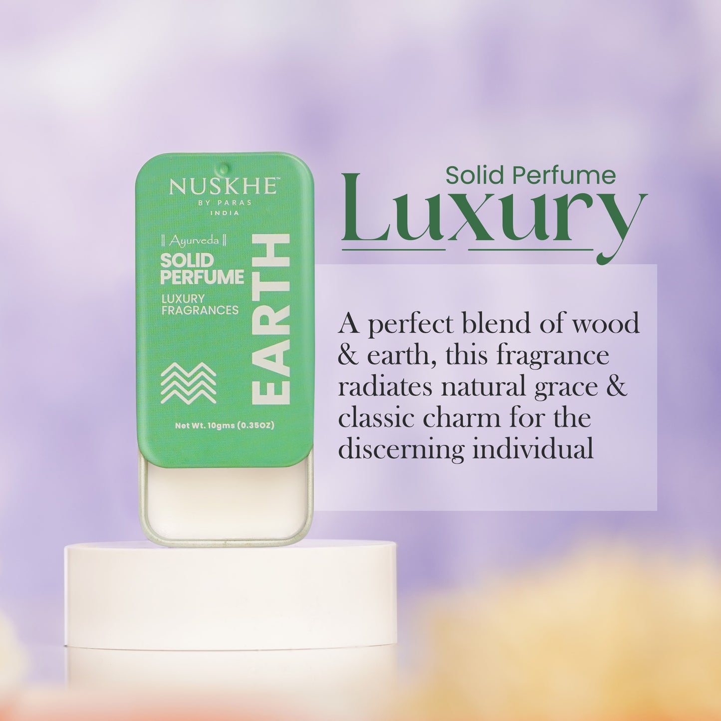 Luxury Fragrances I Pack of Four Natural Elements - Water, Air, Earth & Fire