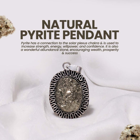 Natural Pyrite Pendant