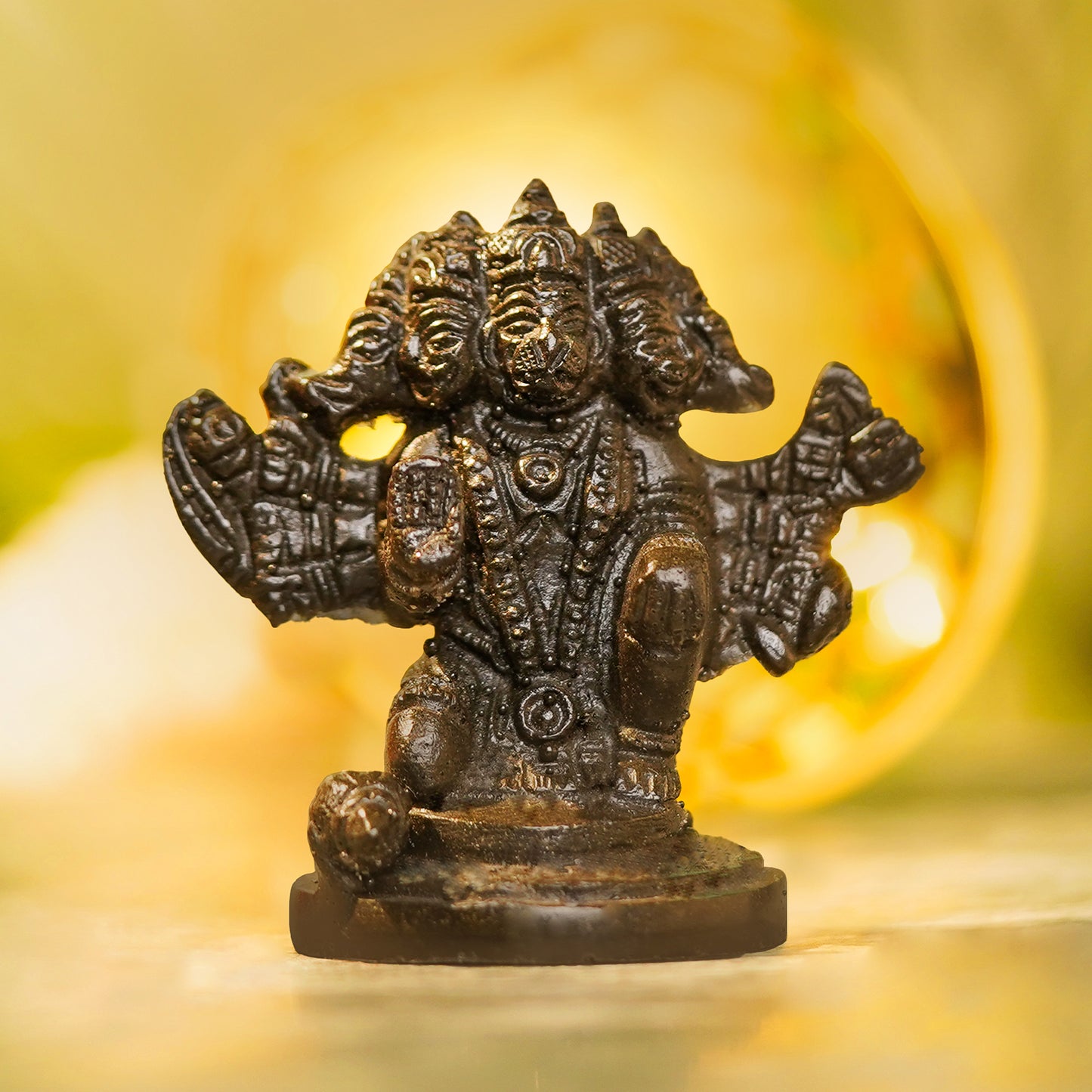 Panchmukhi Pyrite Hanuman