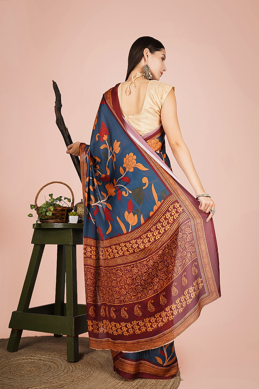 Pushpavatika | Hydrophobic | Water Repellent Stain Free Saree