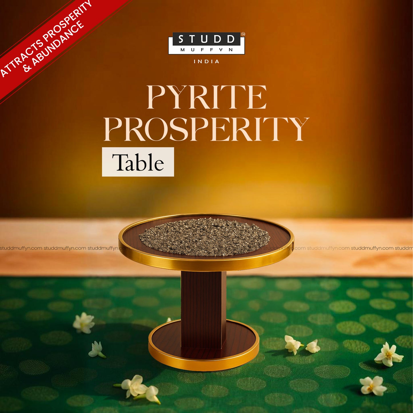 Studd Muffyn Pyrite Prosperity Table