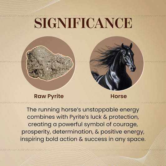 Pyrite Running Horse By Studd Muffyn