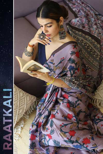 Raatkali - Satin Georgette Saree