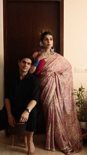 Rangoli - Satin Georgette Saree