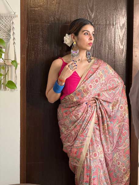 Rangoli - Satin Georgette Saree