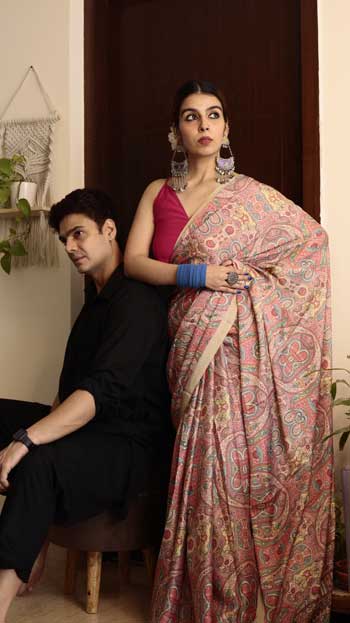 Rangoli - Satin Georgette Saree