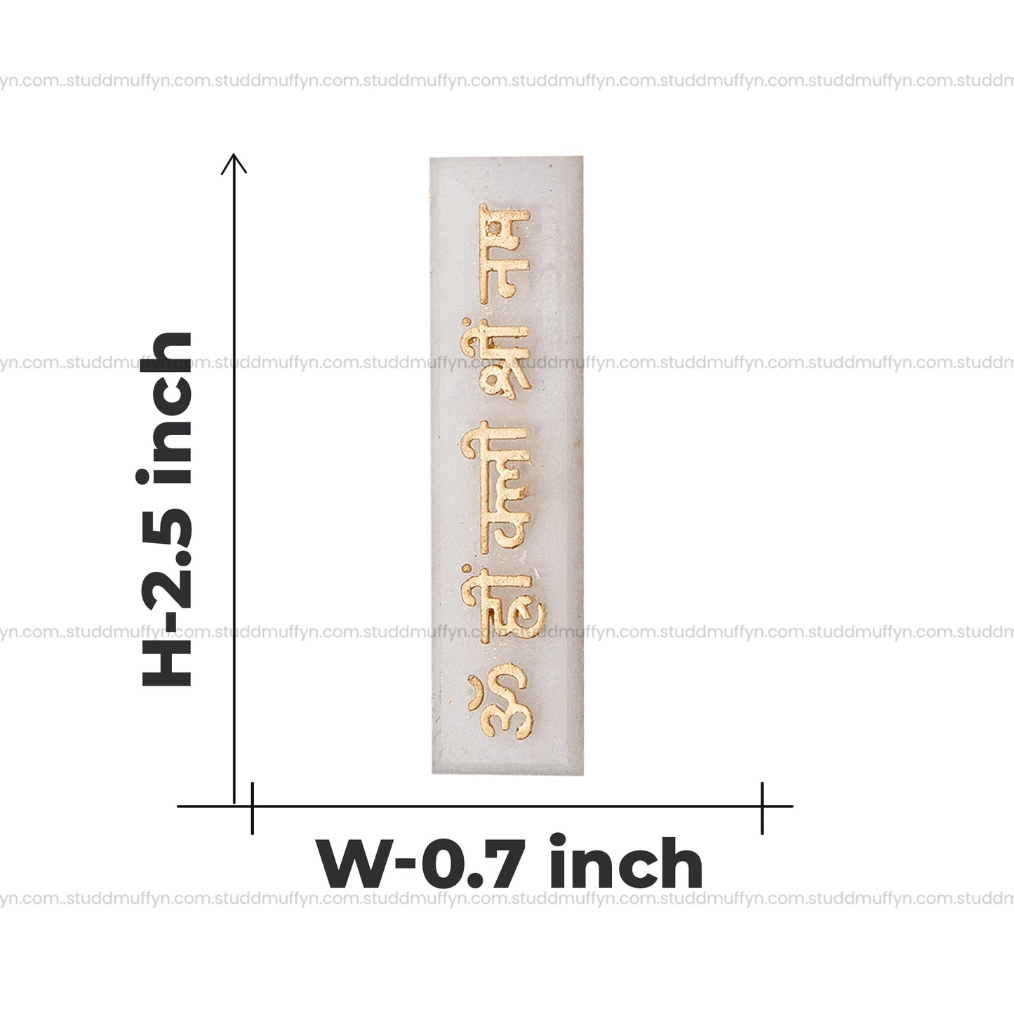 Selenite Gupt Mantra Recharging Block