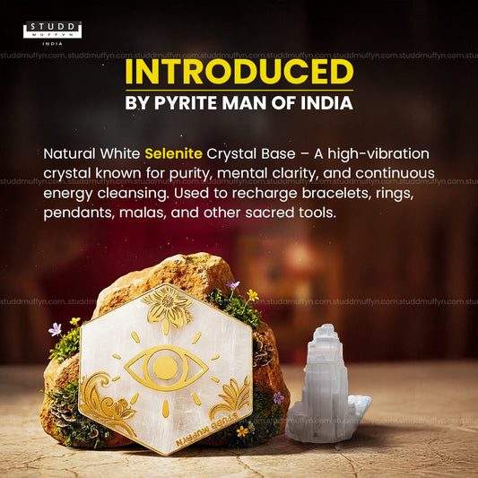 Selenite Nazar Kavach Coaster