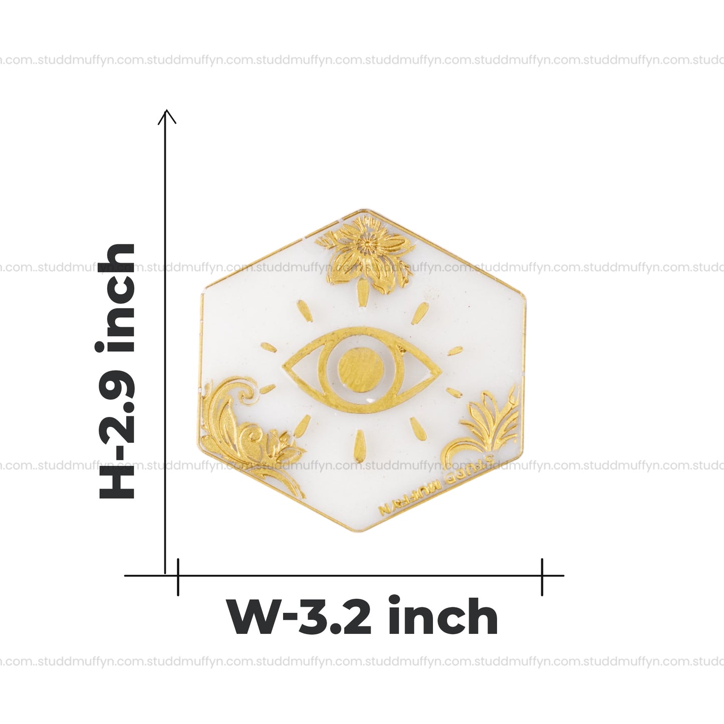Selenite Nazar Kavach Coaster