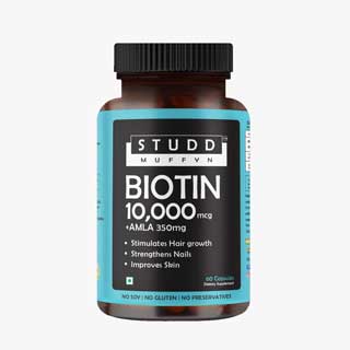 Biotin + Amla 10000mcg Capsules