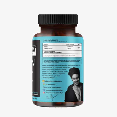 Biotin + Amla 10000mcg Capsules