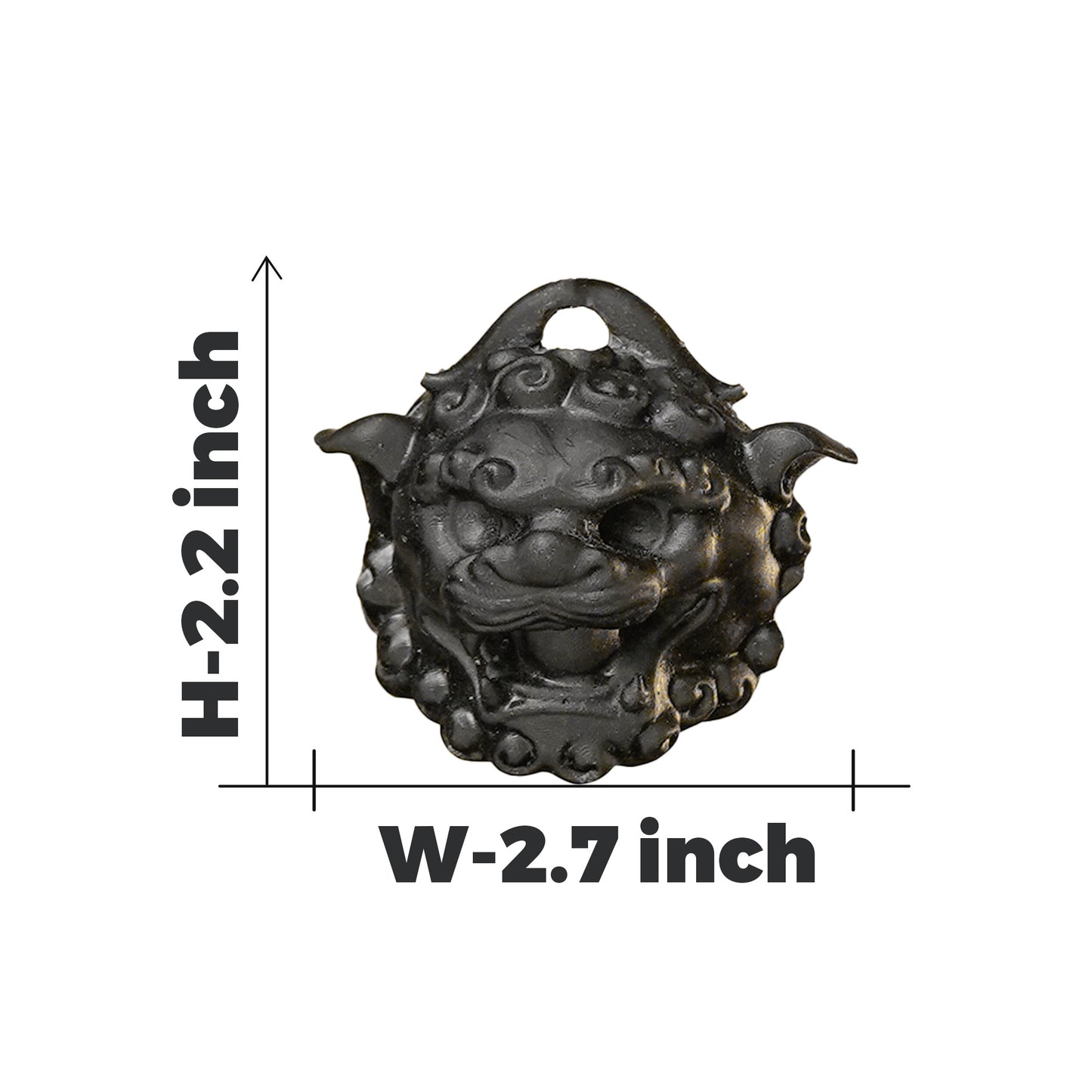 Tourmaline Guardian Lion Fridge Magnet