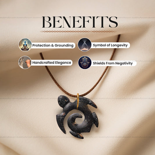 Tourmaline Tortoise Pendant