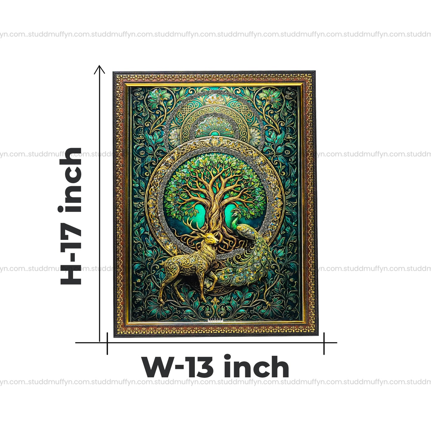 Vastu Powered Kalpavriksha Pyrite Frame