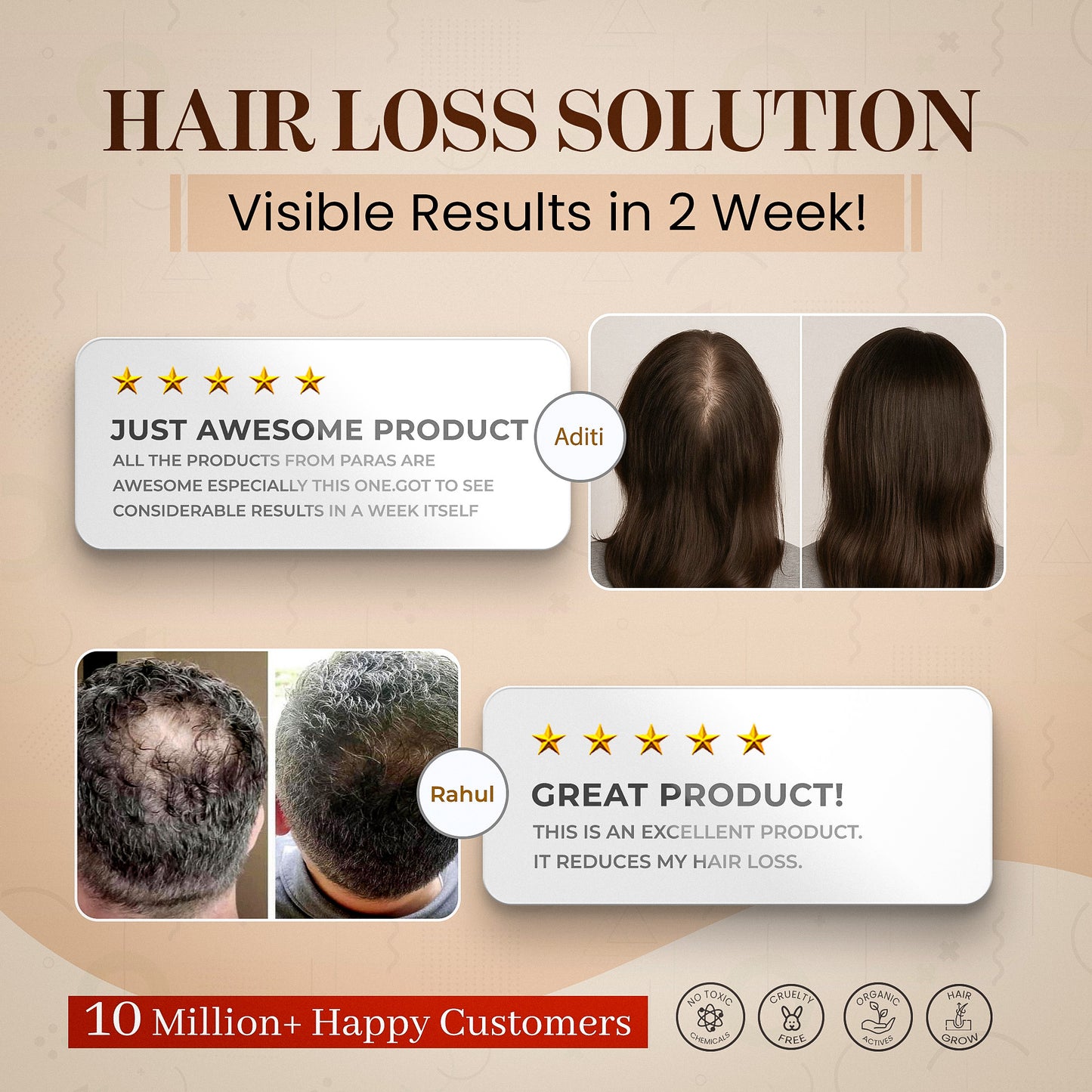 Ayurvedic Phus Phus Overnight Hair Growth Rice Mist