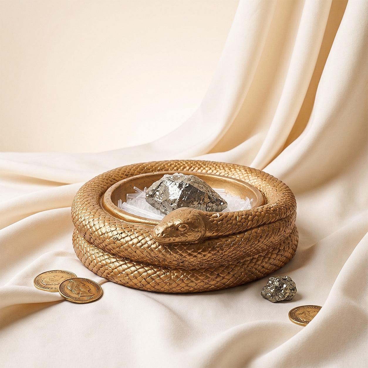 Serpent’s Embrace Money Bowl