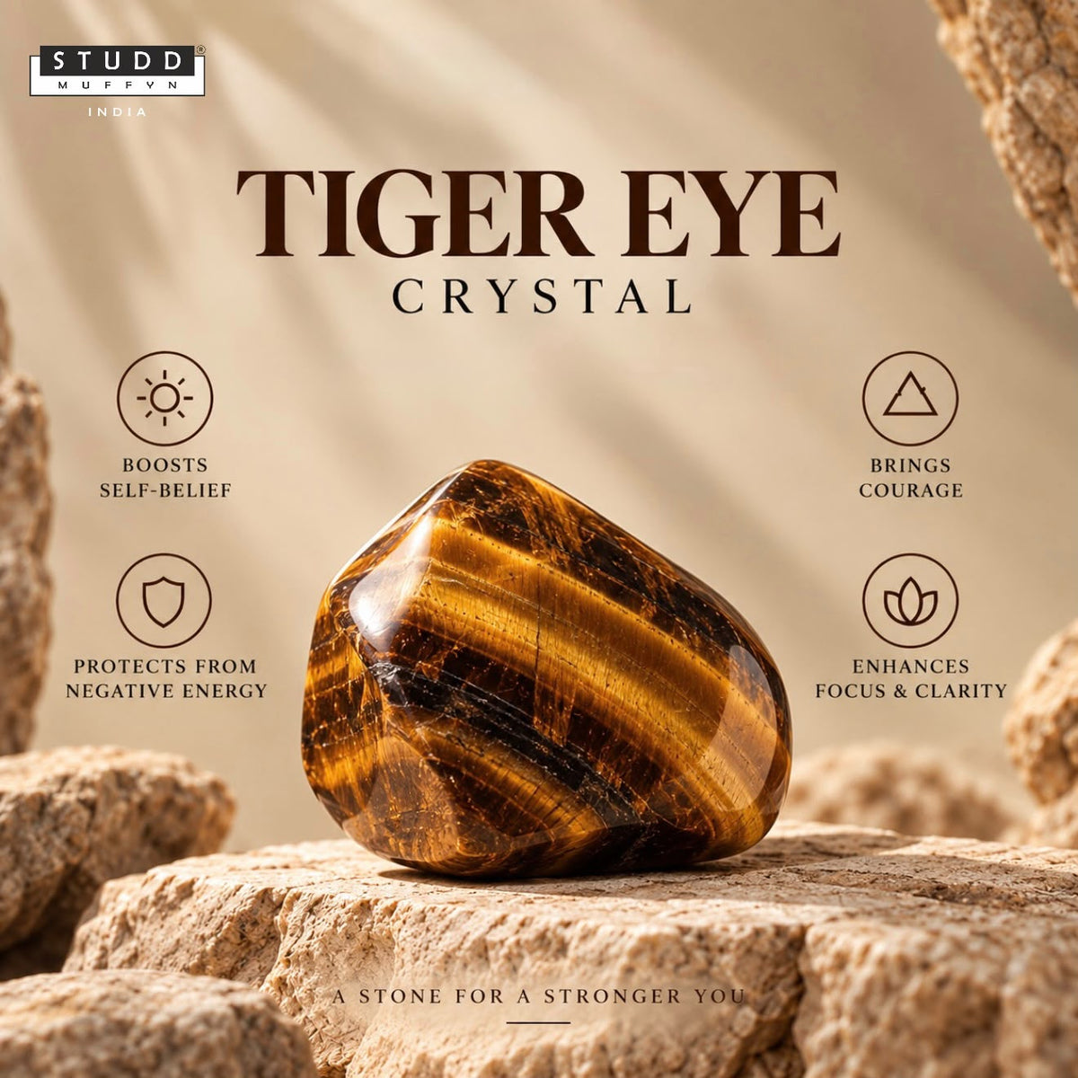 Tiger Aura โ Crystal Infused Attar | Tiger Eye