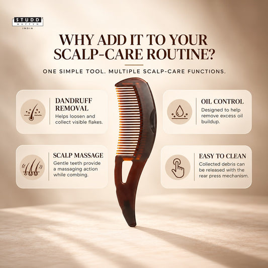 Clear Scalp Comb | Ultimate Dandruff & Oil Control Tool