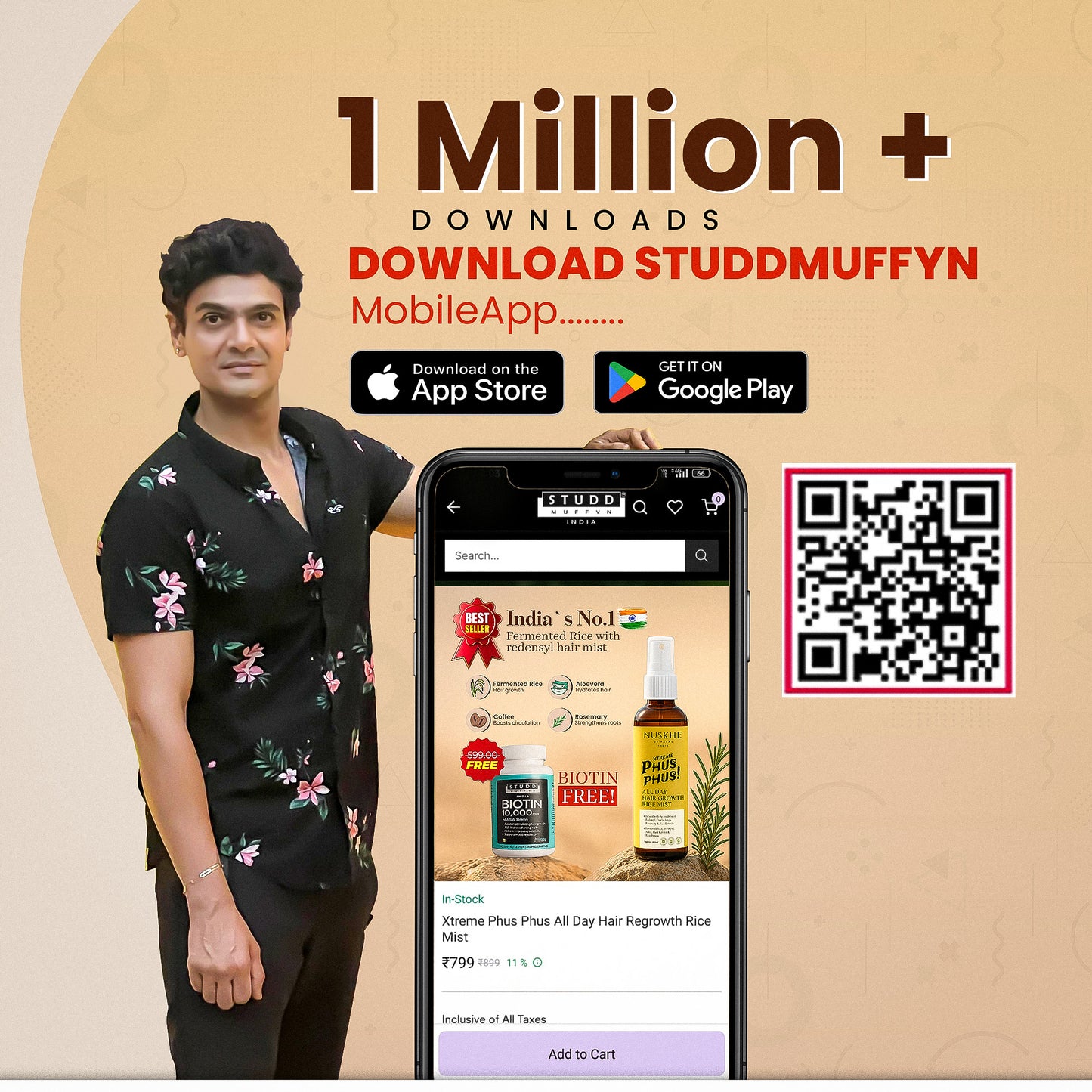 Xtreme Phus Phus All Day Hair Regrowth Rice Mist