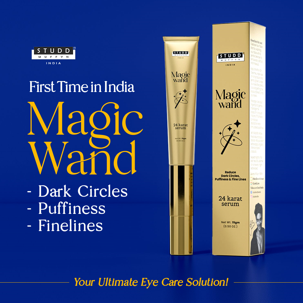 Magic Wand 24K Under-eye Serum with Massager