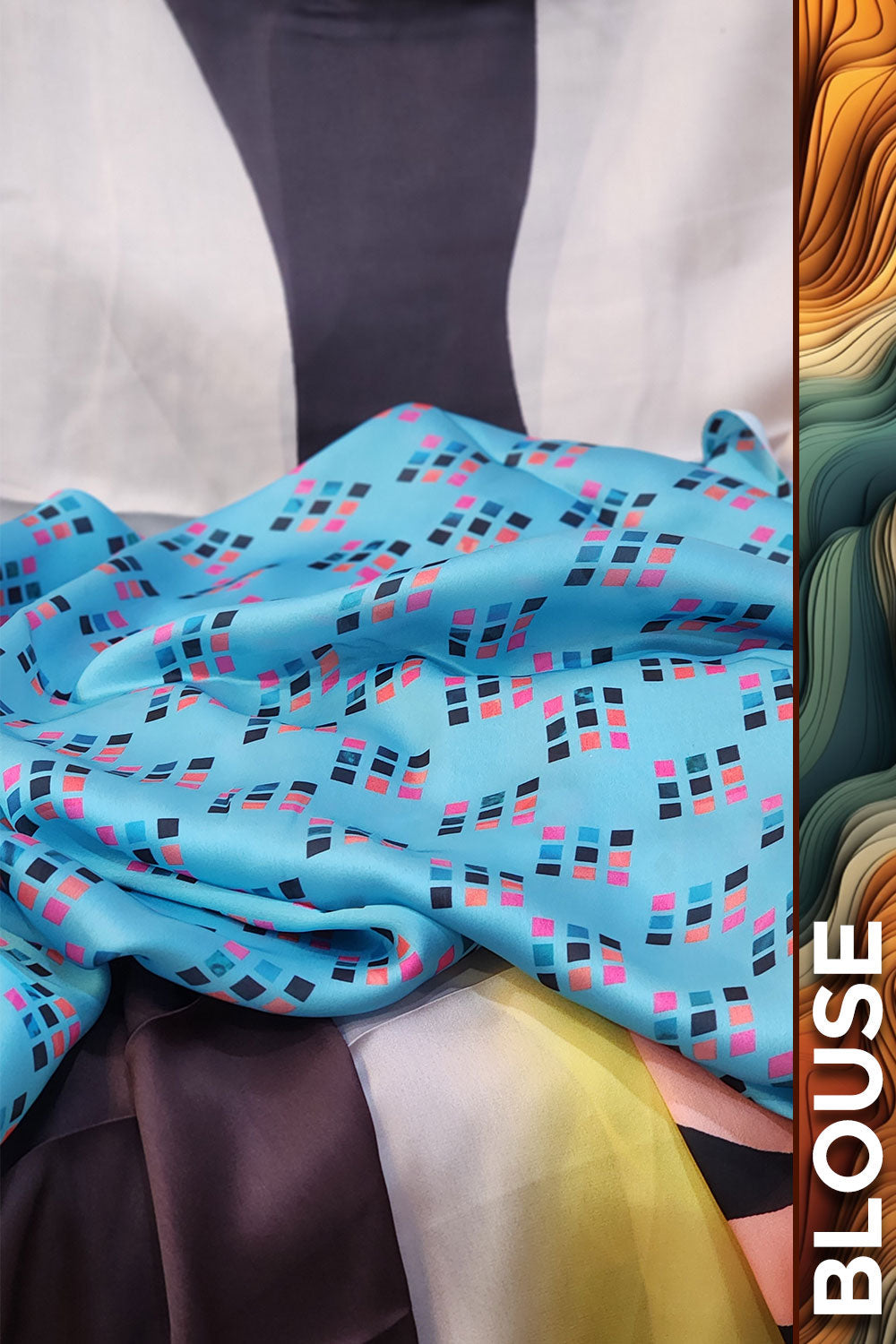 Atrangi - Satin Georgette Saree