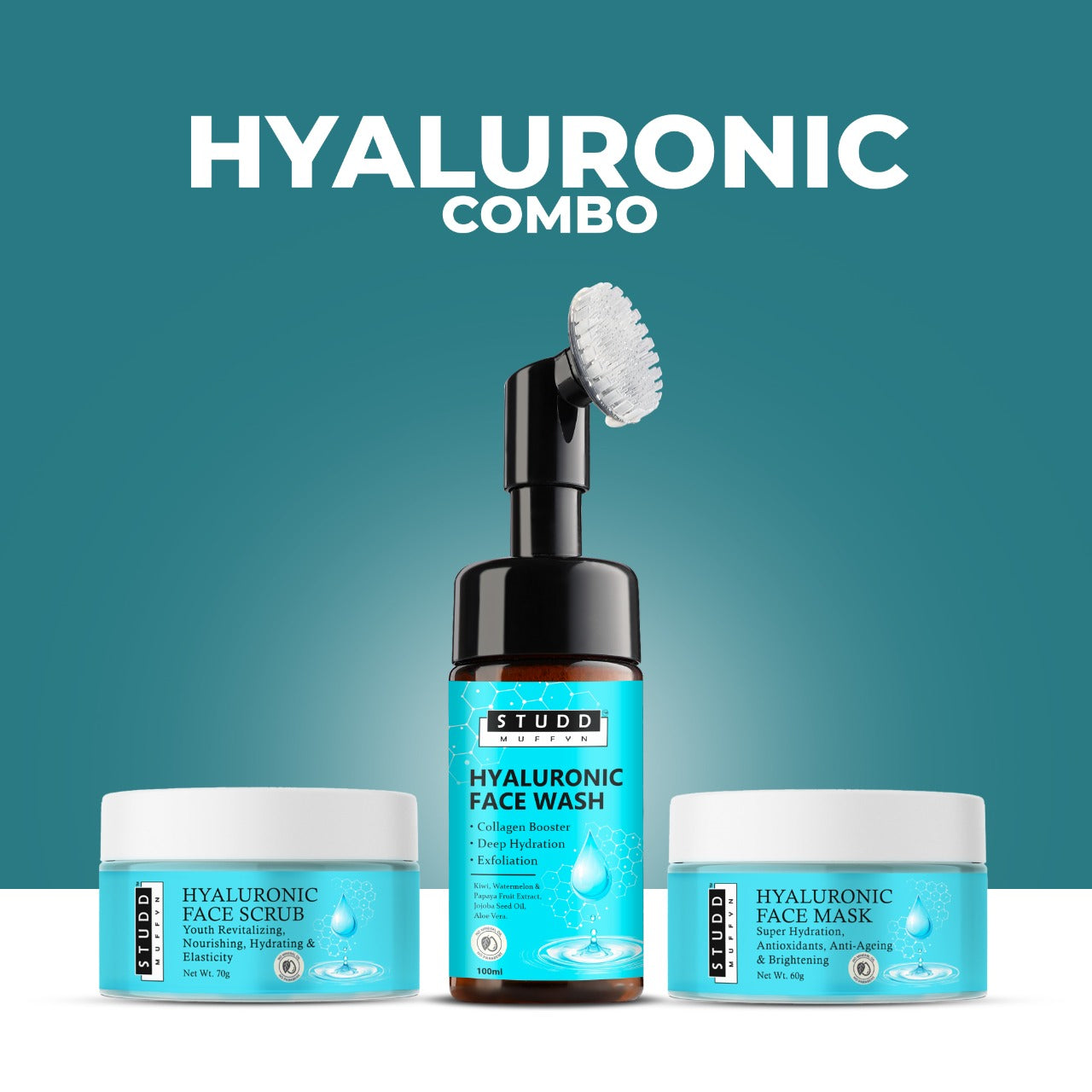 Studd Muffyn Hyaluronic Summer Care Scrub And Mask Combo